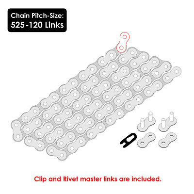 Blue Drive Chain for Kawasaki Ninja ZX-10R ZX1000 Abs 2004-2018