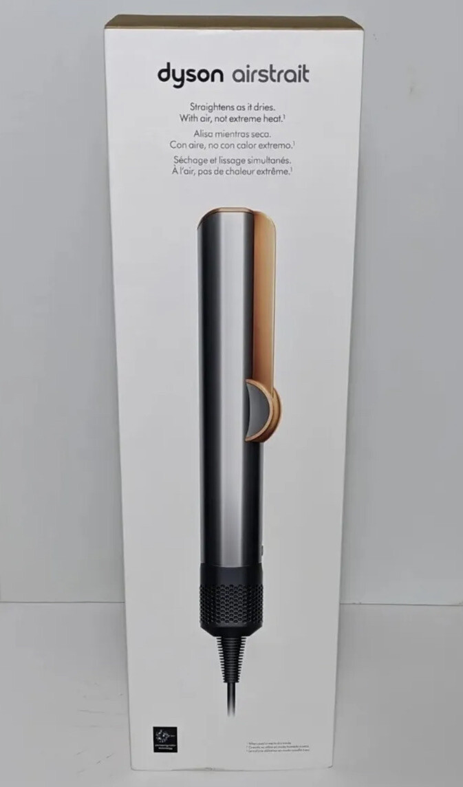 Dyson Airstrait Hair Straightener Nickle/Copper, HS06 - Brand New