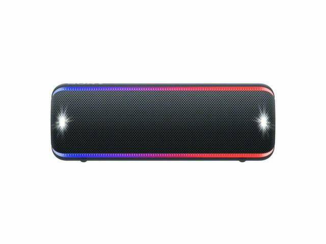 Sony SRS-XB32/B Portable Waterproof Bluetooth Speaker - Black for