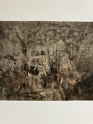 ANSELM KIEFER' 'LILITH' gallery art card, Tate gallery, 2000