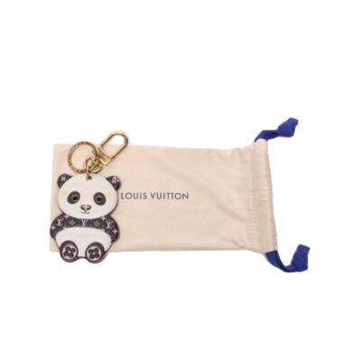 Louis Vuitton World Tour Panda Monogram Key Holder Bag Charm | eBay