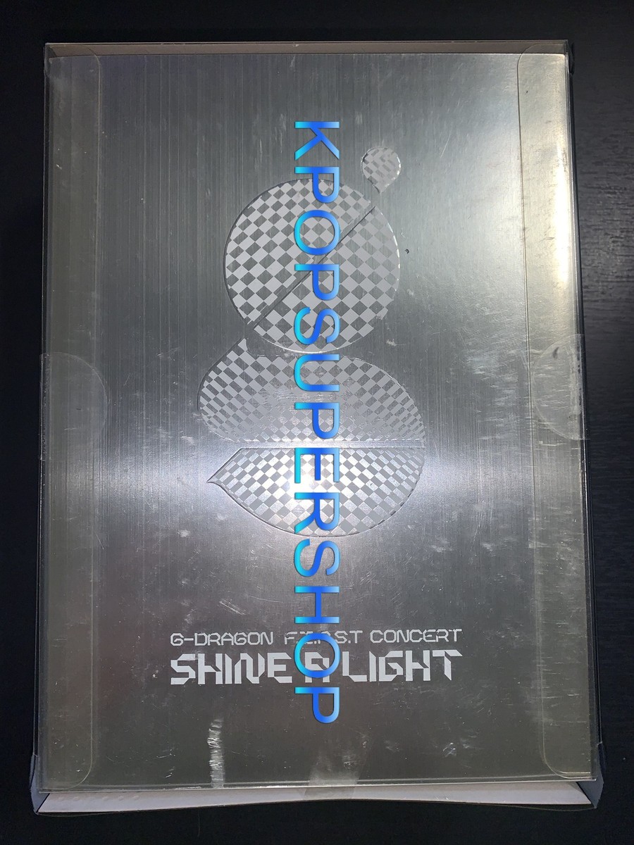 G-Dragon Live Concert Shine a Light 2 DVD Photobook New BIGBANG GD
