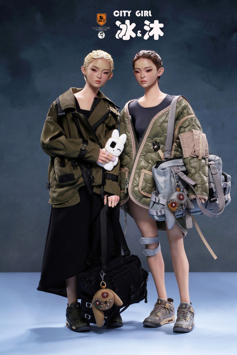 1/6 Mr.Z Model Studio CG001 City Girl Mu/Bing Female Action Figure