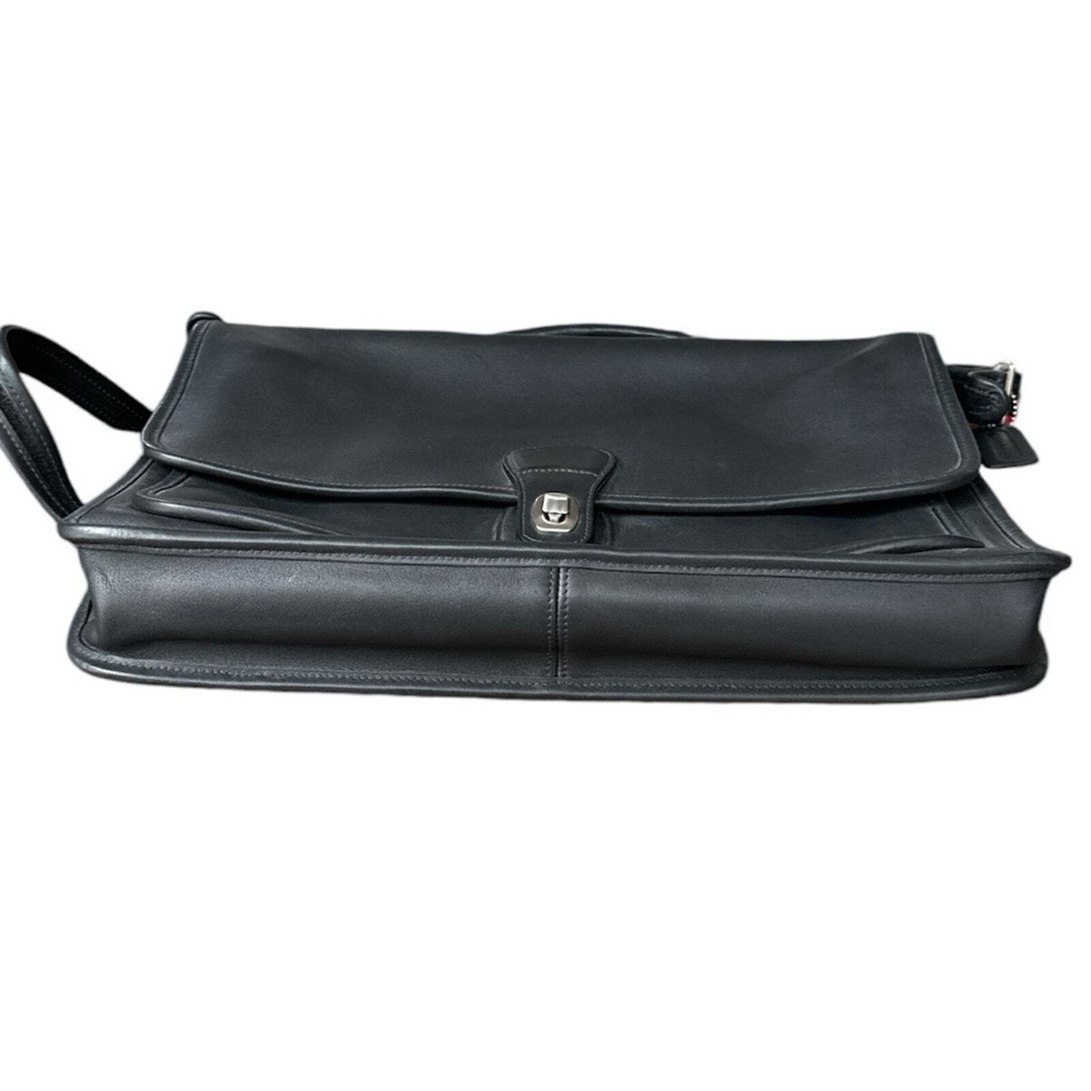 Coach Vintage Leather Metropolitan Brief Laptop Bag Black | eBay