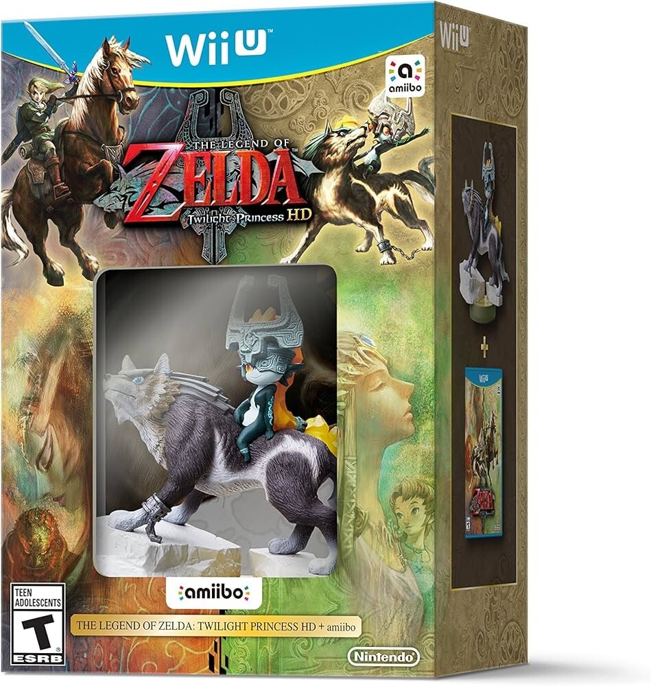 Zelda Twilight Princess HD Wii U w/ Wolf Link Amiibo NEW SEALED | eBay