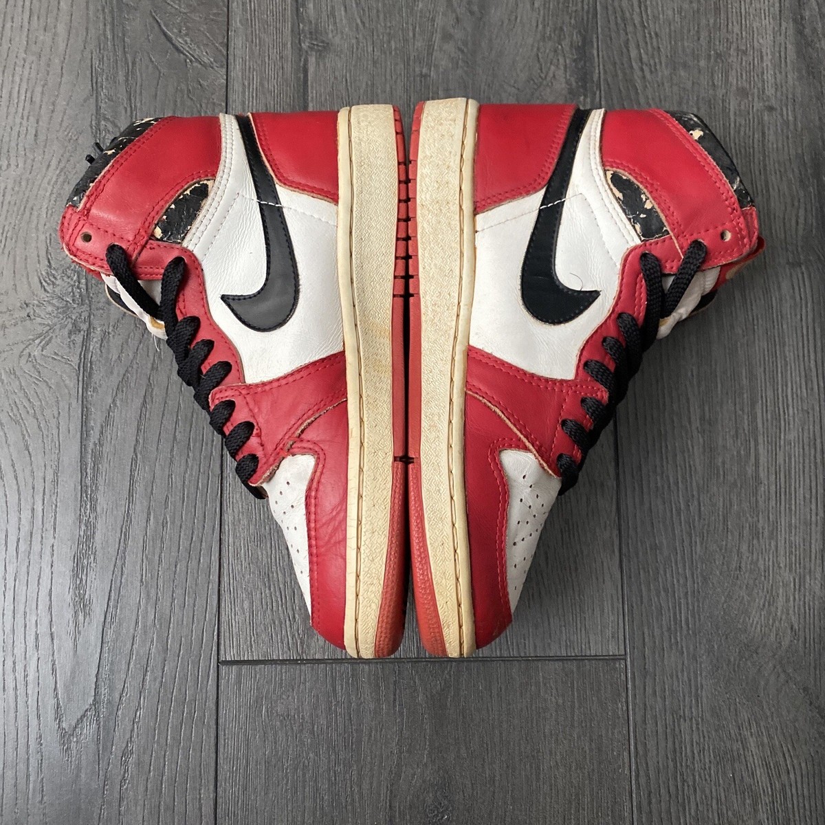 Vintage 1985 Original Chicago Nike Air Sky Jordan 1 Size 4.5 | eBay