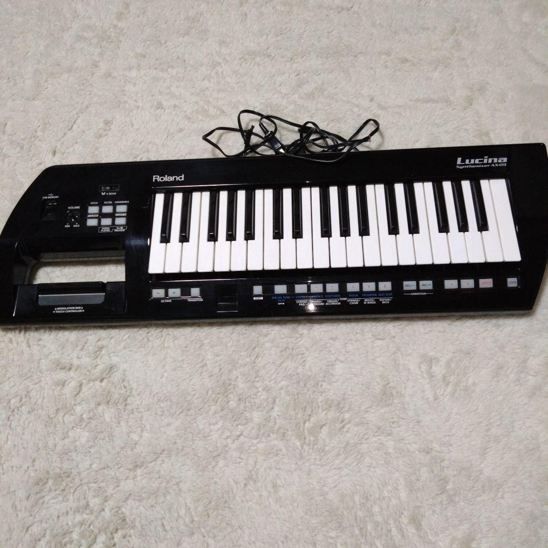 Roland AX-09 Black Lucina 37Key Keytar Synthesizer Used from JAPAN