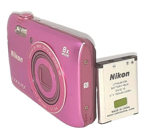 Nikon COOLPIX S6100 16.0MP Digital Camera Black Used from JAPAN | eBay
