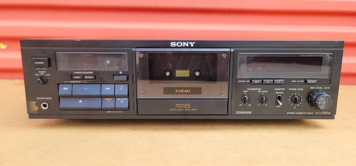 Sony TC-K700ES 3 Head Direct Drive Dual Capstan Deck SERVICE FULLY