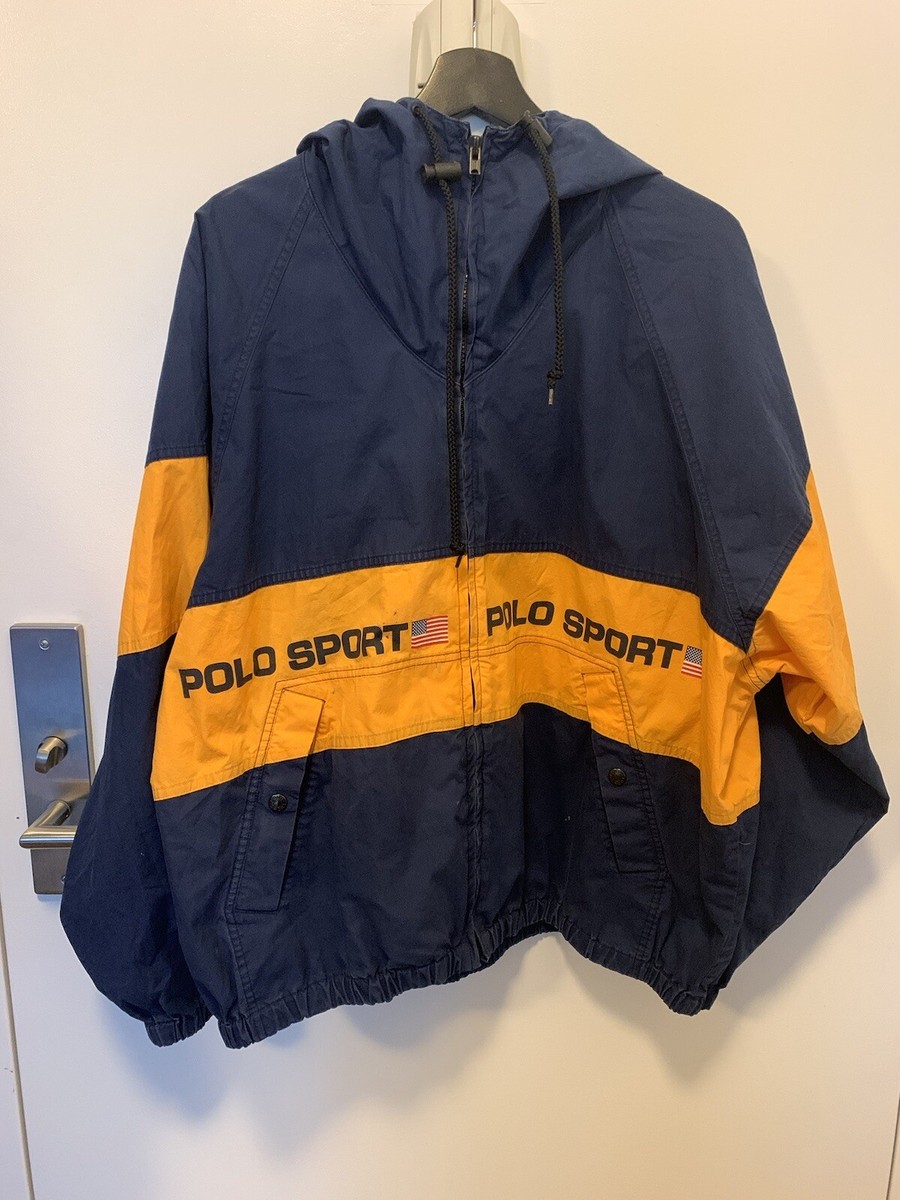 POLO SPORT Ralph Lauren Jacket vintage circa 1995-1996 used XL