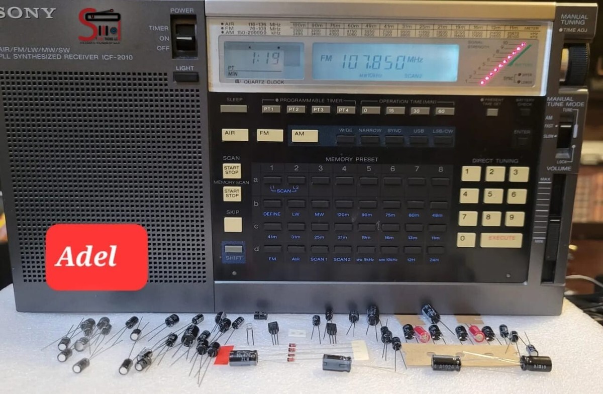 Sony ICF-2010 ICF-2001D Full Repair Kit + 2sk152 Made In Japan +