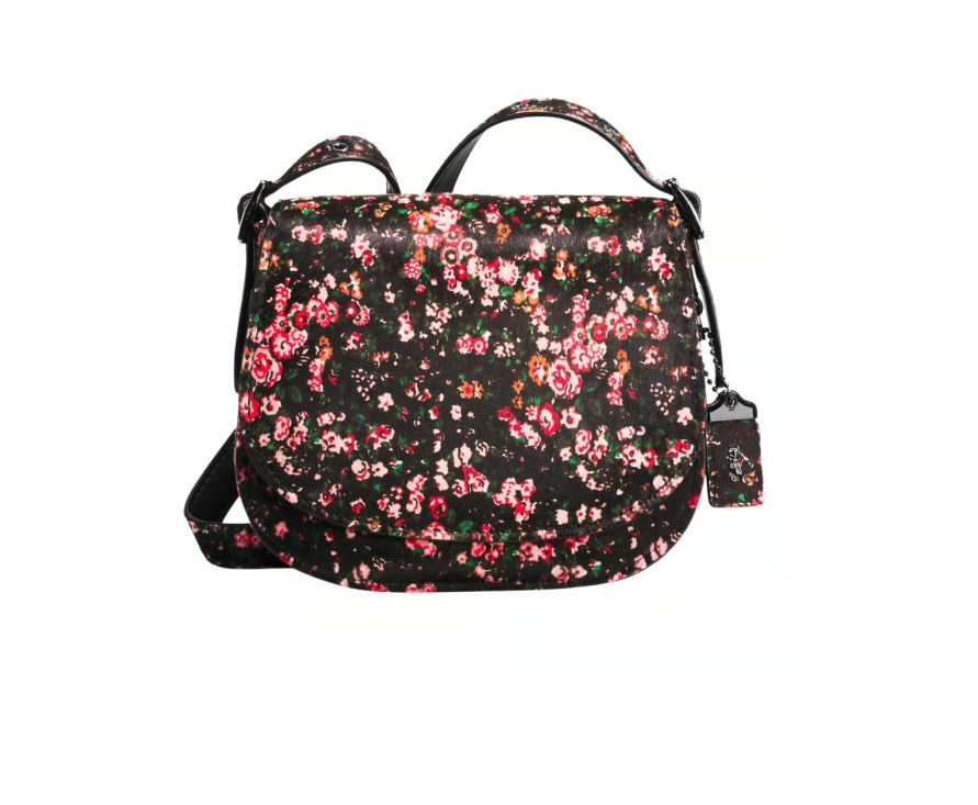 Coach 1941 Saddle 23 Calf Hair Mountain Floral Saddle Crossbody | eBay