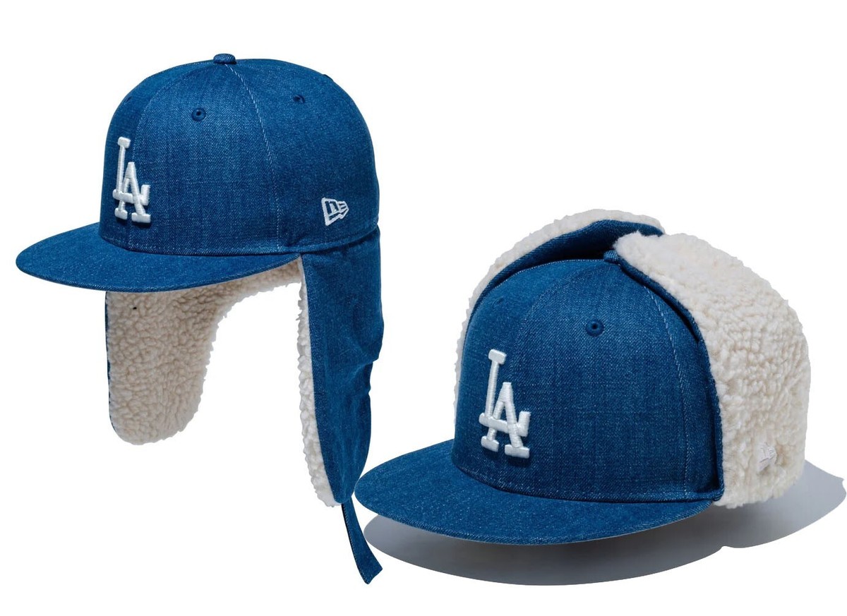 NEW ERA 59 Fifty Dog Ear Cap Los Angels Dodgers Washed Denim Store