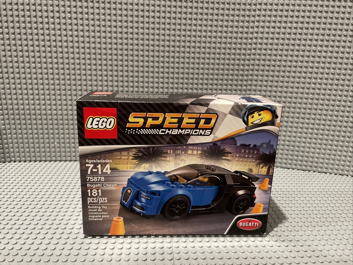LEGO SPEED CHAMPIONS Bugatti Chiron 75878 New In Box Retired