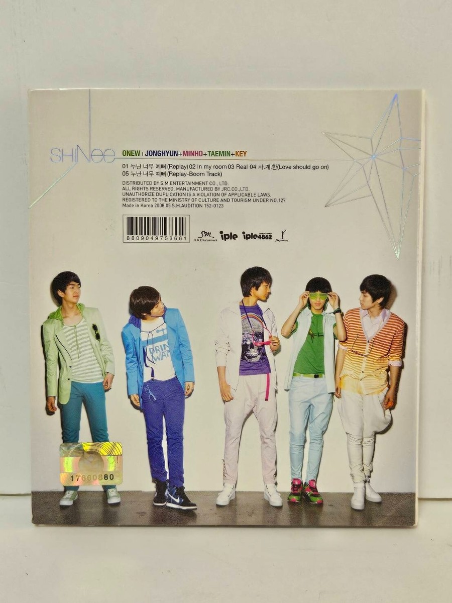 SHINee The First Mini Album Replay CD Korea Press K-POP Rare Disc