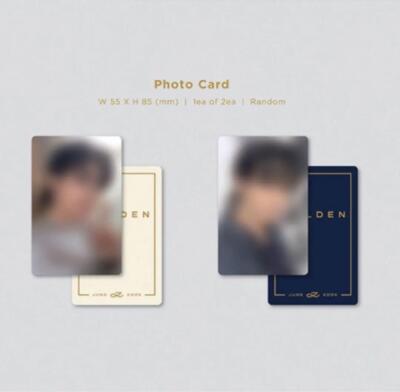 BTS JUNGKOOK Golden Weverse album ver. Official Photocard Photo