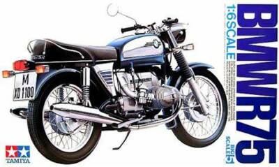 Japan Tamiya 1/6 Motorcycle Series No.5 BMW R75 / 5 Plastic Model
