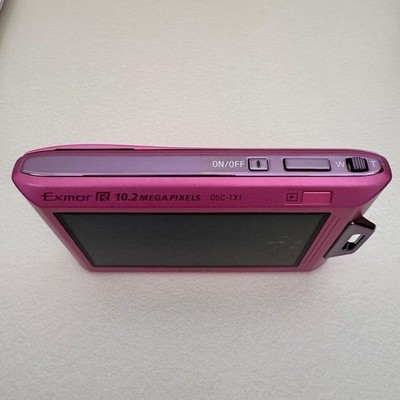 Sony Cyber Shot DSC-TX1 10.2MP 4x Compact Digital Camera Pink