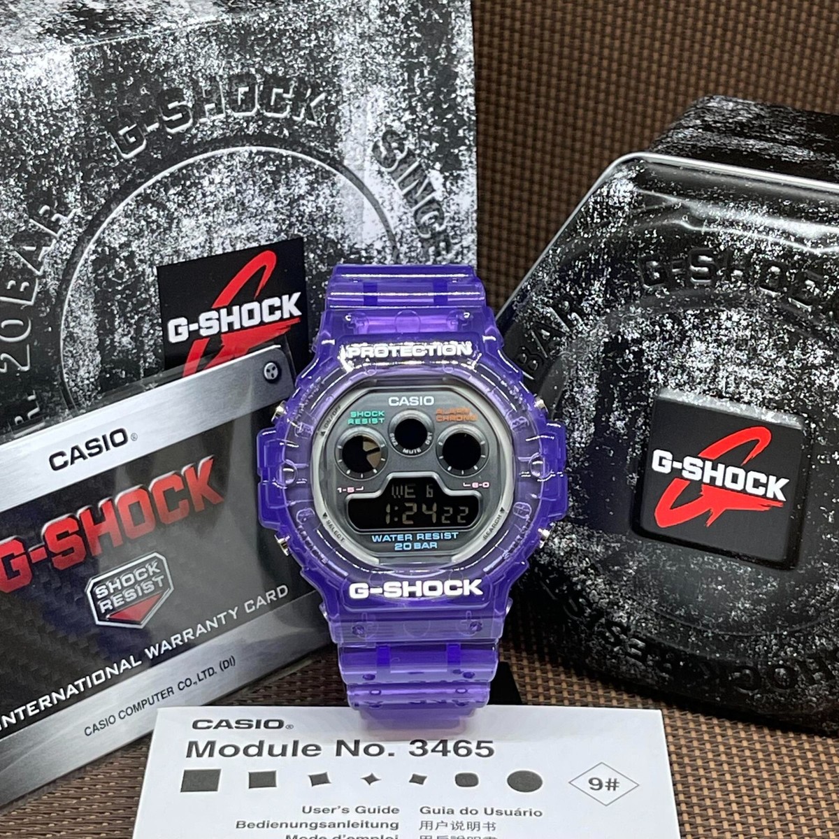 Casio G-Shock DW-5900JT-6D Retrofuture Vibrant Purple Translucent