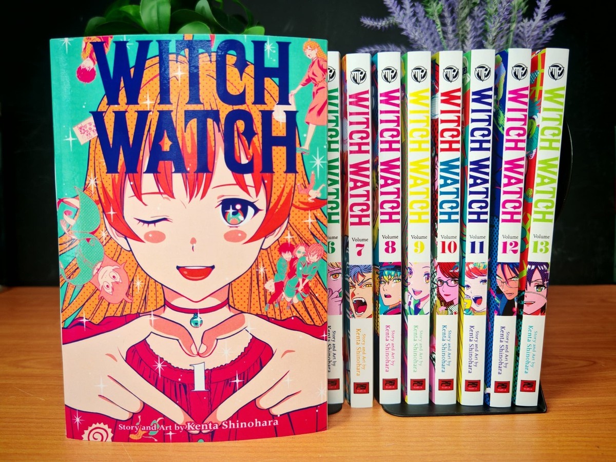Witch Watch Manga English Vol 1-13 Full Set Comic Books by Kenta