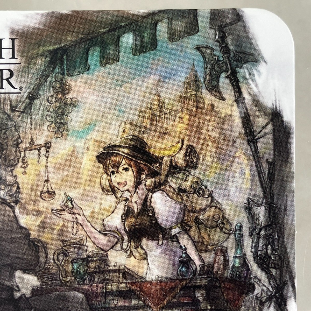 Square Enix Café Octopath Traveler Tressa Colozone Limited Coaster