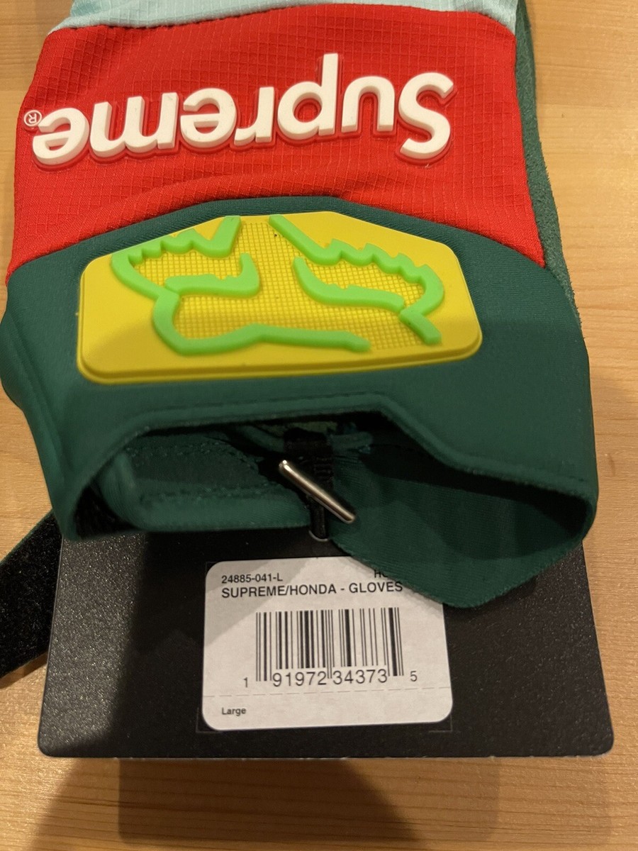 Supreme Honda Fox Racing Gloves Moss | eBay