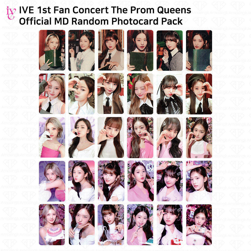 IVE 1st Fan Concert The Prom Queens Official MD Random Photocard