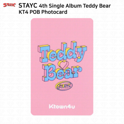 StayC 4th Single Album Teddy Bear POB Photocard Everline KT4U MS