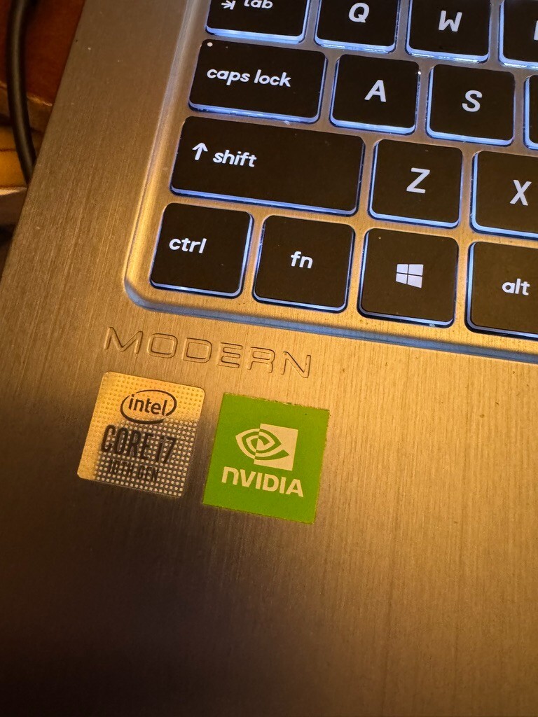 MSI Gaming Laptop MS-1551 — i7 10th Gen / 16GB RAM / 512GB SSD