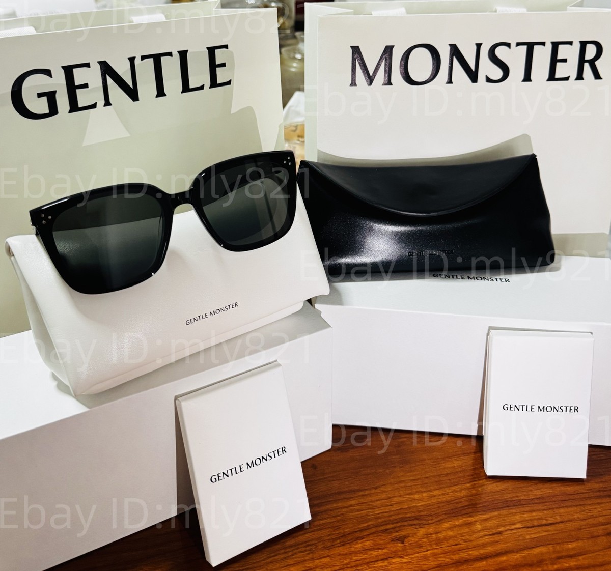 Gentlemonster Sunglasses palette 01 Black Frame Black Lenses | eBay