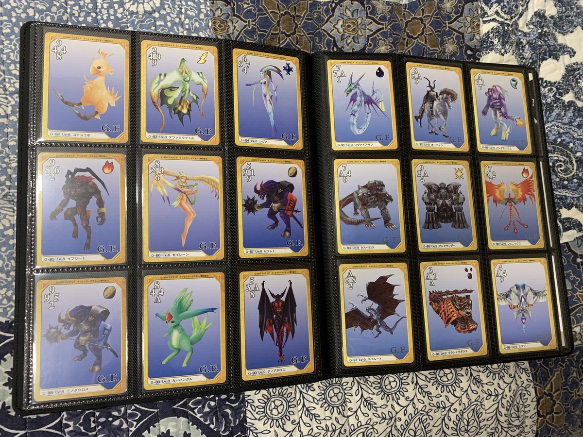 Final Fantasy 8 VIII FF8 Triple Triad 110 Complete Set Trading