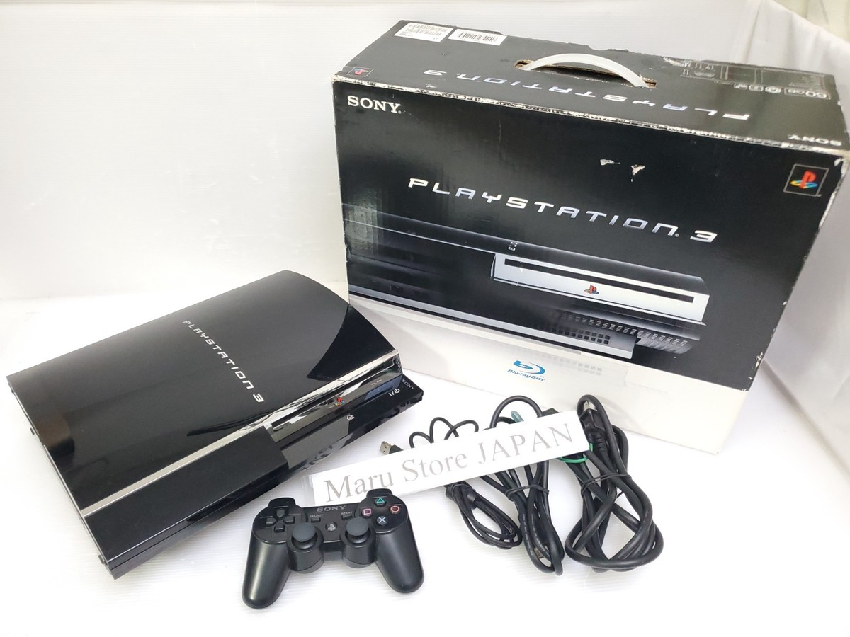Sony PlayStation 3 CECHA00 60GB First Model Fat Console Play PS1