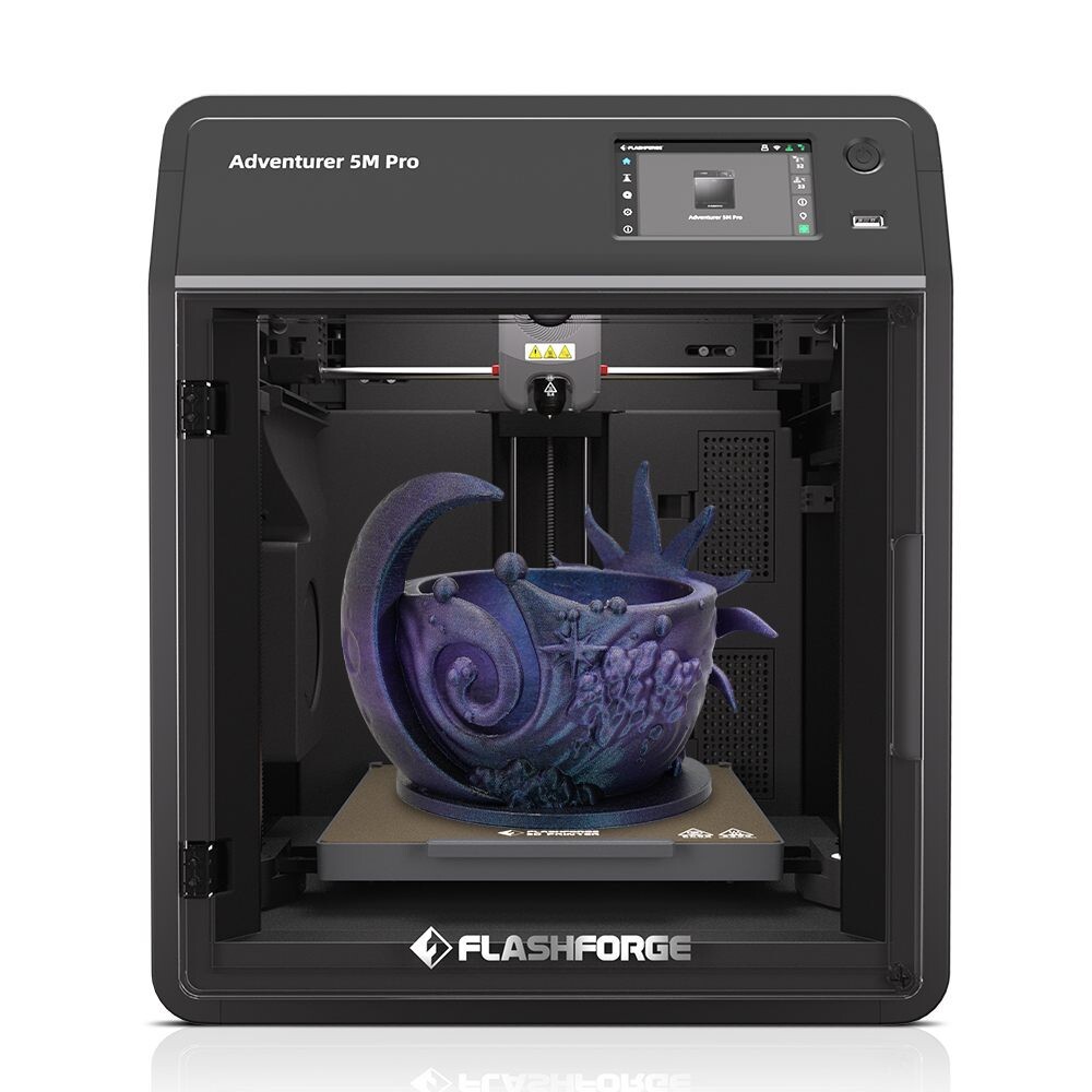 FLASHFORGE 3D Printer Adventurer 5M Pro Fully Enclosed Camera