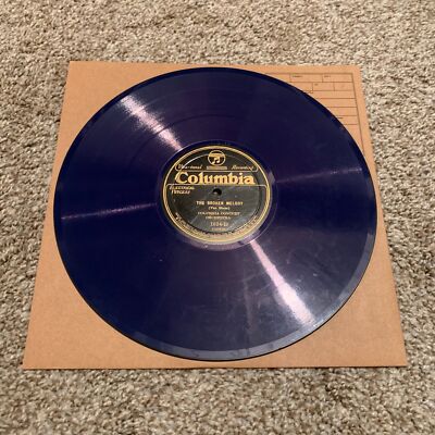 78 RPM Record Columbia Concert Orchestra Broken Melody Classical
