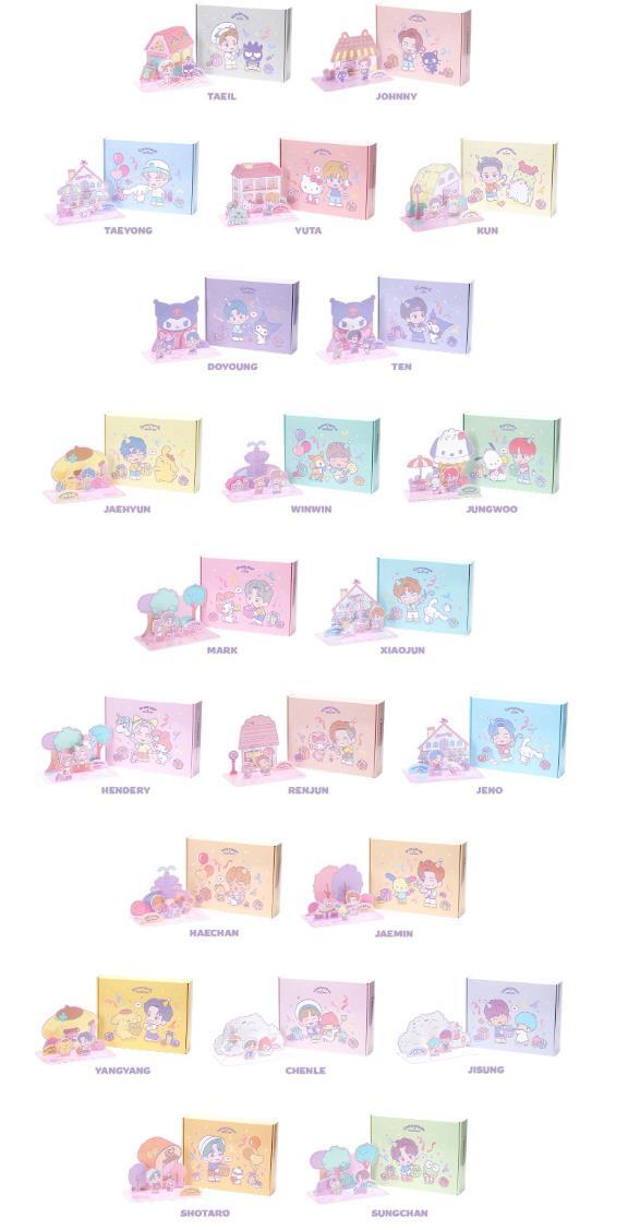 NCT X SANRIO TOWN OFFICIAL MD GOODS PARTY PACKAGE + PHOTOCARD