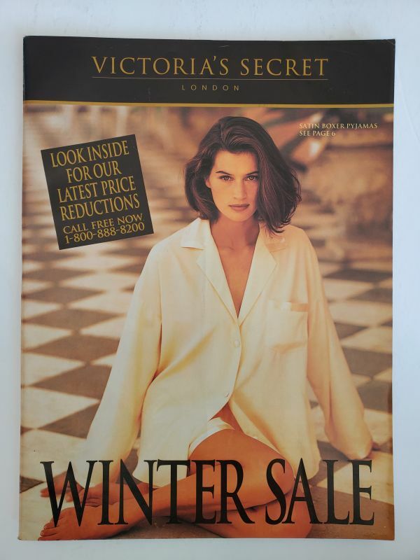 1993 Winter Sale Victoria's Secret Catalog Annette Roque Stephanie