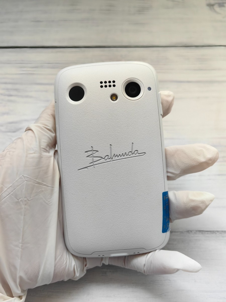 BALMUDA Phone -6GB+128 GB - White (Unlocked)pebble-shaped design