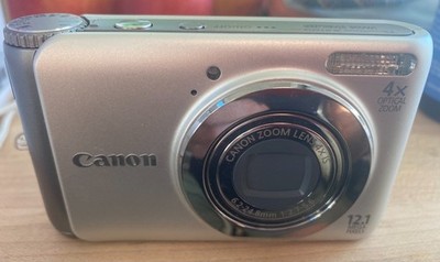 Canon PowerShot A3100 IS 12.1MP Digital Camera - Silver for sale