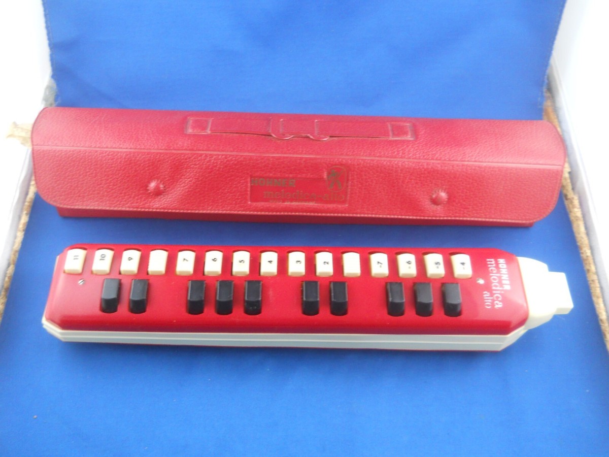 Hohner Melodica Alto Made in Germany w/ Case & 2 Mouthpiece | eBay