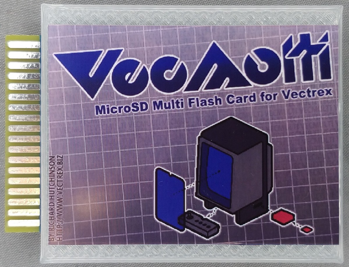 VecMulti SD Card Flash Vectrex Multicart Multi-cart FREE SHIP SEE