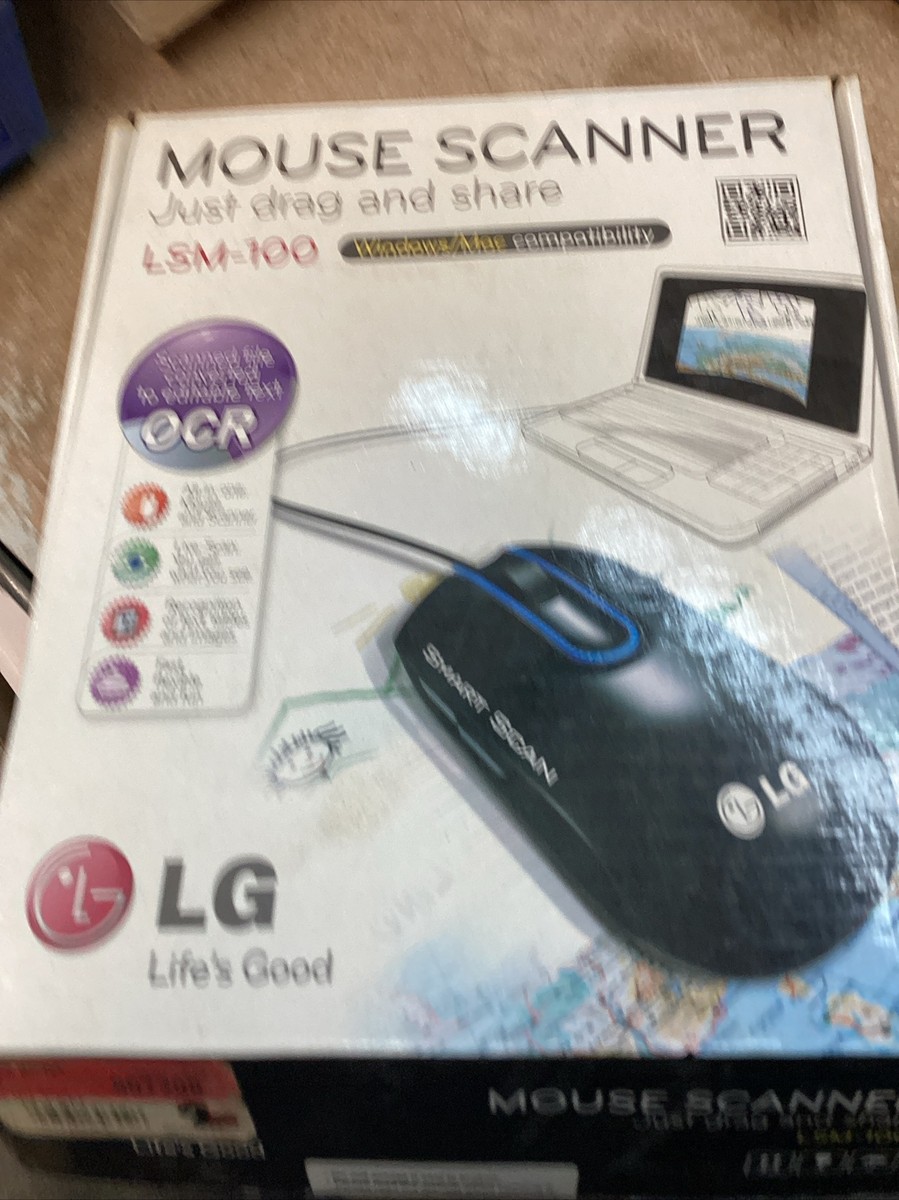 LSM-100 Mouse Scanner LG Smart Scan Windows PC Mac Compatible | eBay