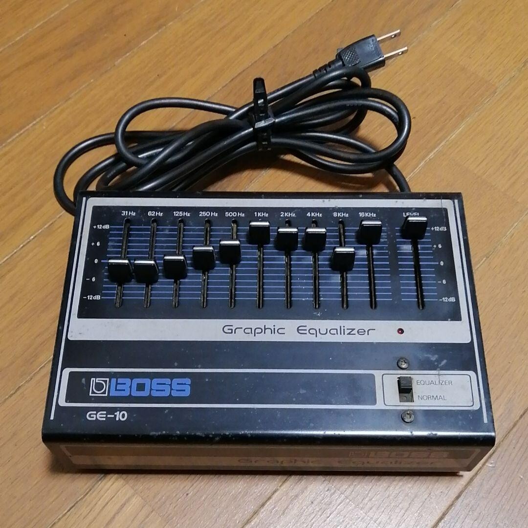 BOSS GE-10 EQ Vintage Guitar Effect Pedal Graphic Equalizer