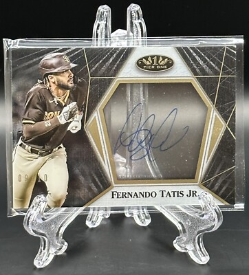 Fernando Tatis Jr. 2022 Topps Tier One Clear One On-Card Auto