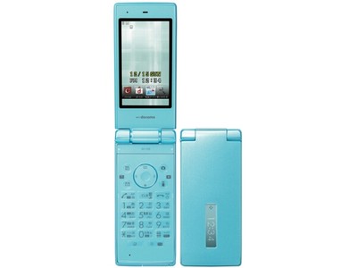 DOCOMO SHARP SH-03E STYLISH BLUE WATERPROOF FLIP PHONE UNLOCKED