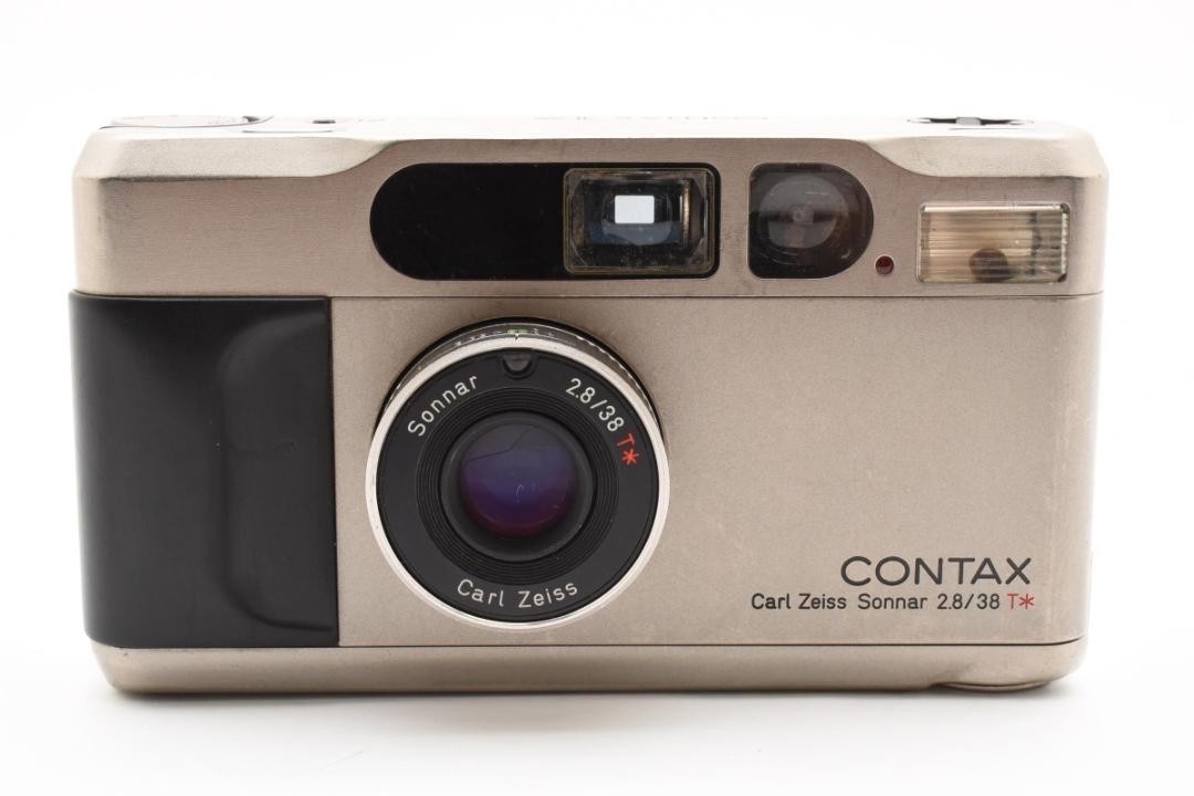 Contax T2 Carl Zeiss Silver Point & Shoot 35mm Film Camera From