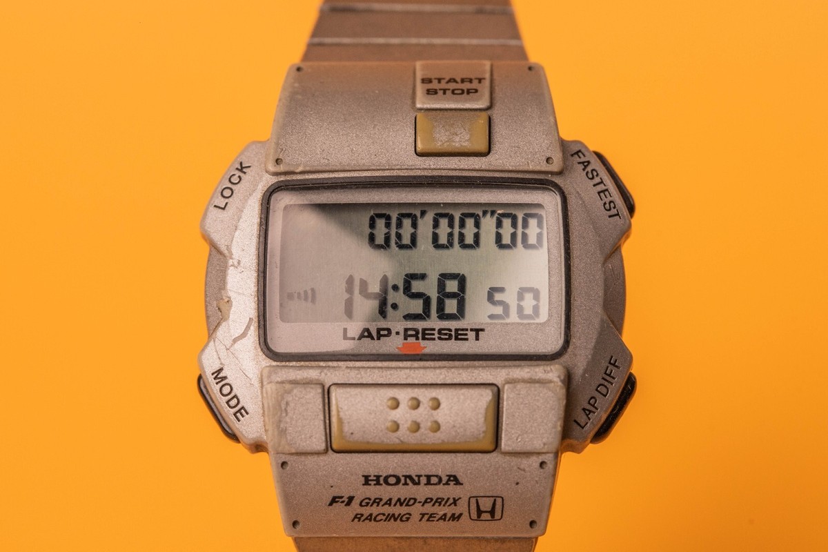 Seiko A781-4050 HONDA Racing F-1 Digital Mens Watch | eBay