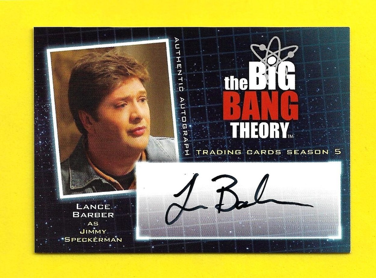 Cryptozoic Big Bang Theory Season 5 Autograph A19 Lance Barber