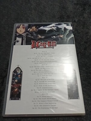 D. Gray-Man: The Complete Season One (DVD) 26 Episodes On 4 DVDs