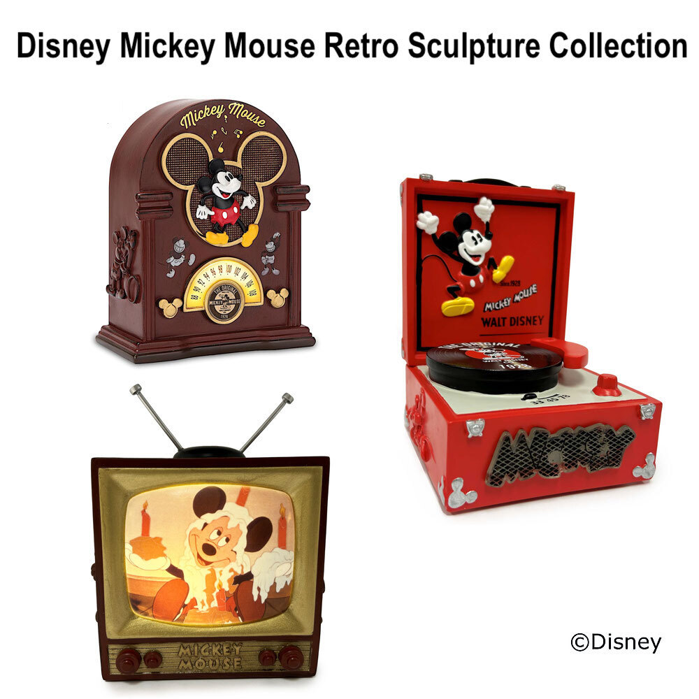 Disney Mickey Mouse Musical Retro Sculpture Collection by The