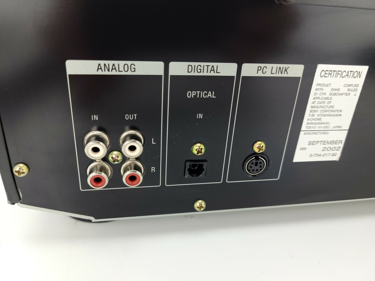 Sony MXD-D40 CD to MiniDisc MD Recorder Player Deck w/ Remote